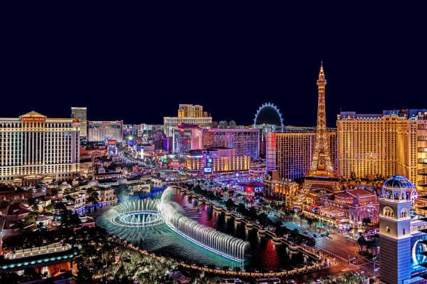 The Strip - popular driving destination from Las Vegas