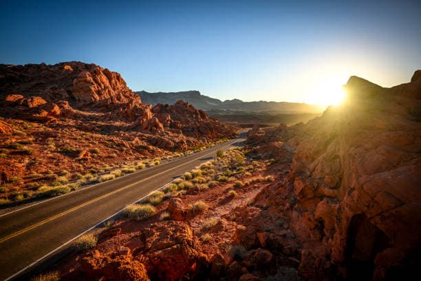 Valley of Fire - popular driving destination from Las Vegas